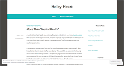 Desktop Screenshot of holeyheart.com